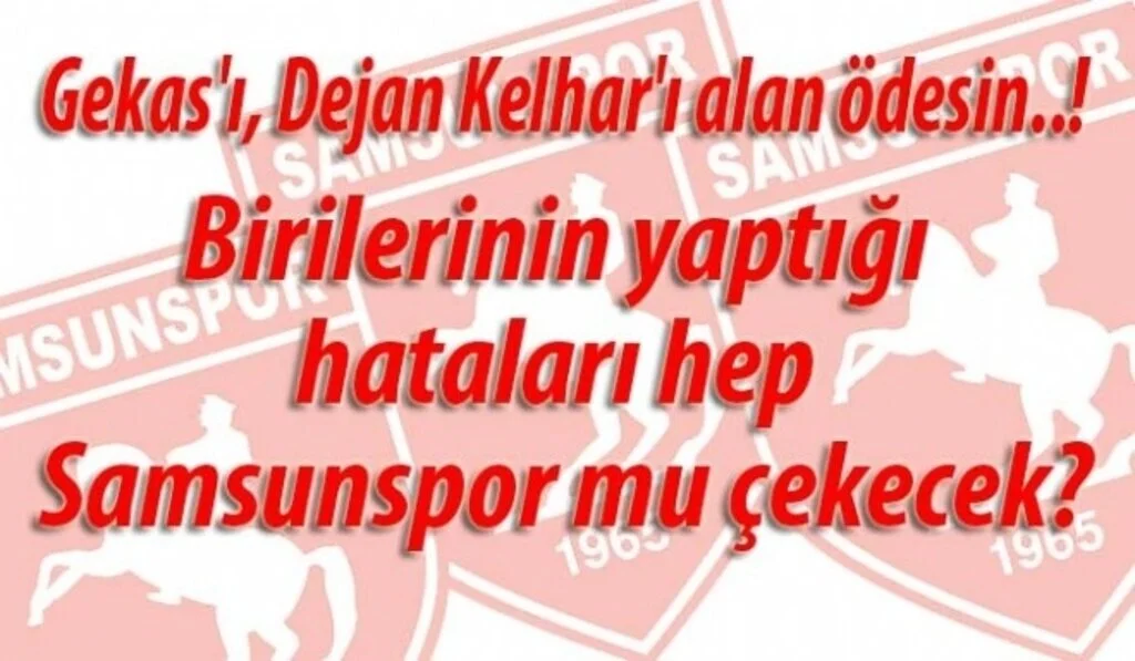Samsunspor'da Puan Silme Cezası Kapı'da (2014 Arşiv Haberleri)