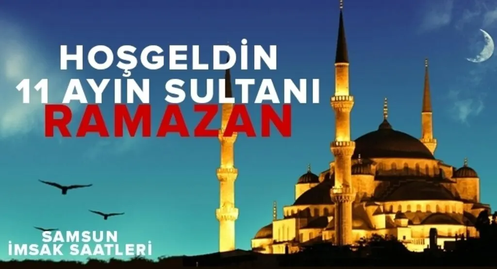 Samsun iftar vakti saati ramazan imsakiyesi Samsun İmsak sahur saat kaçta?