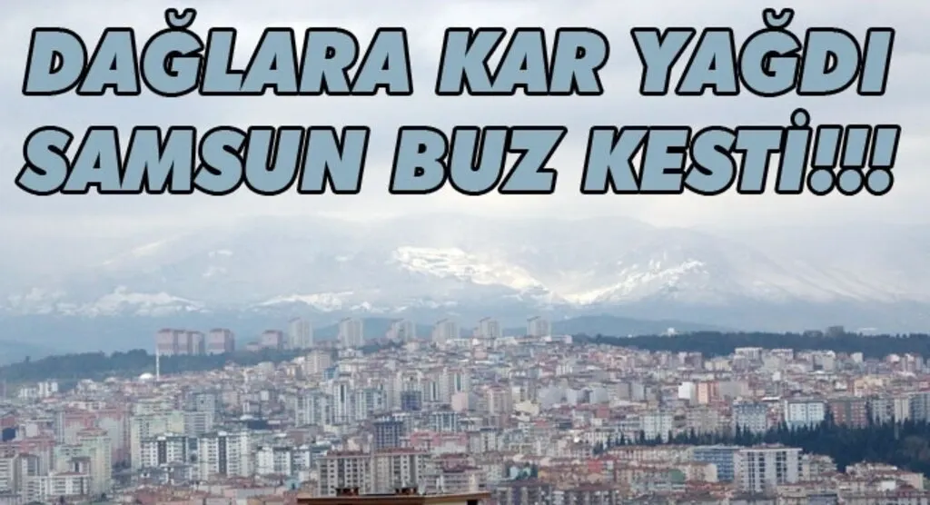 Samsun'da Kocakarı Soğukları kazma kürek değil, odun, kömür, doğalgaz yaktırıyor