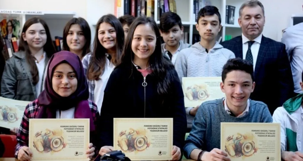Ferrero ödülünü Giresun'da Şevval Ünlü kazandı
