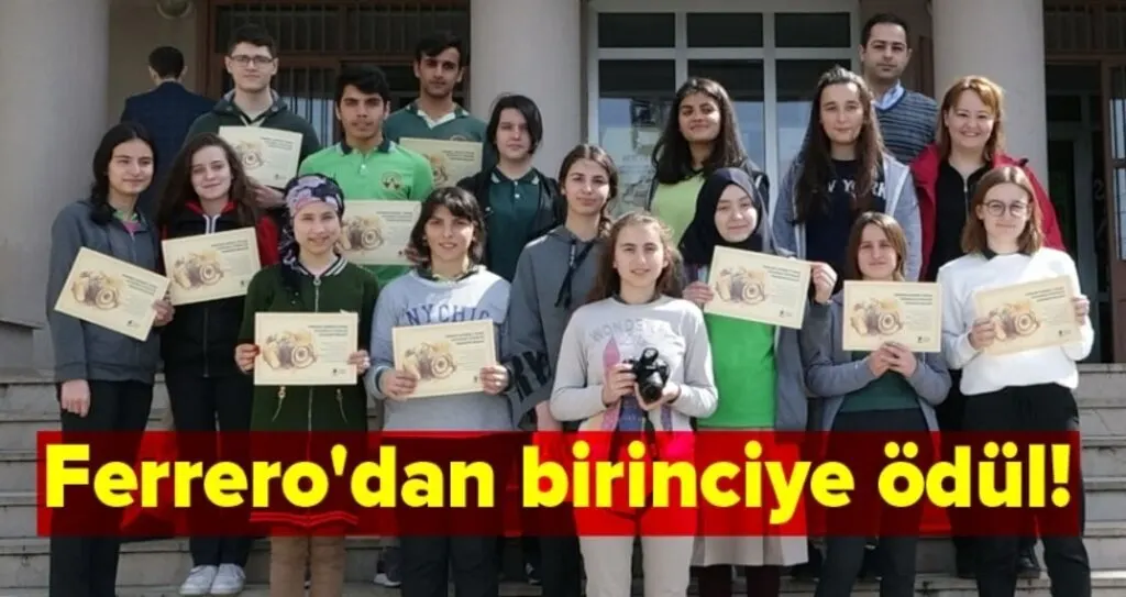 Ferrero'dan birinciye ödül!