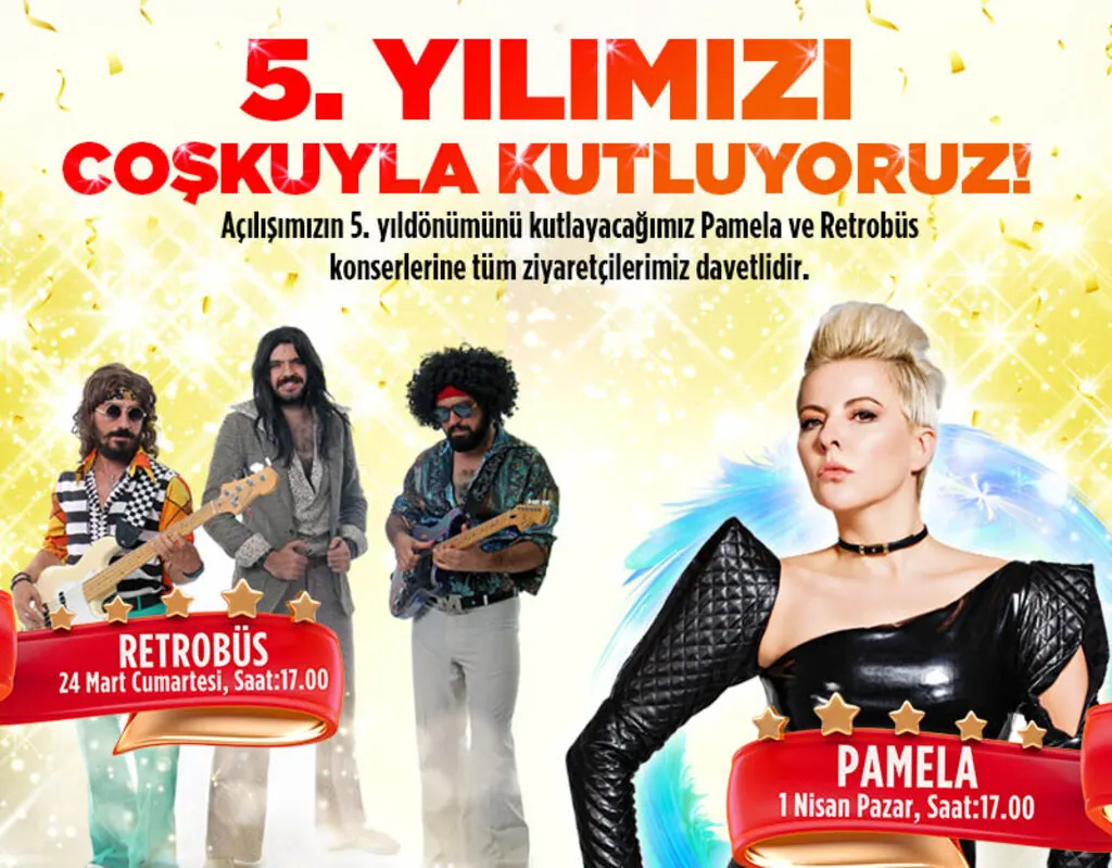 Samsun Piazza AVM 5. yılını kutluyor