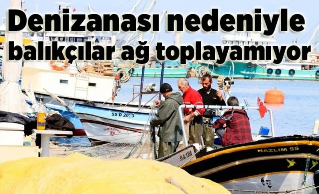 Çaça avını sürdüren balıkçılar ağlarını çekemez hale geldi