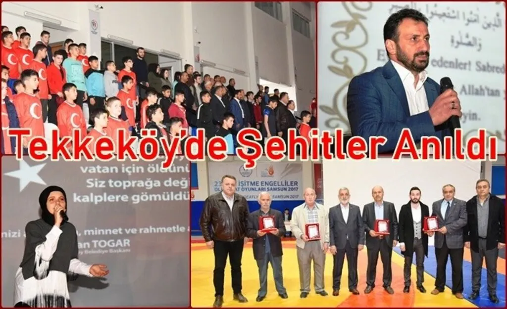 Tekkeköy Belediyesi'nden Şehitlerimiz için özel program