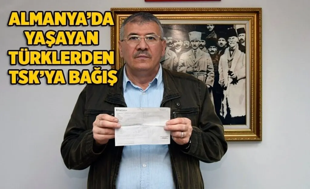 Gurbetçilerden Mehmetçiğe bağış