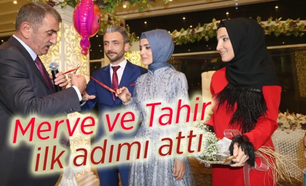 Merve ve Tahir ilk adımı attı