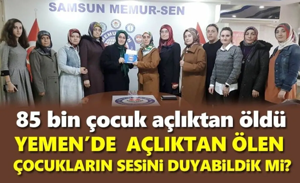85 bin çocuk açlıktan öldü duydunuz mu?