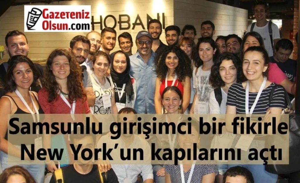 Samsunlu girişimci bir fikirle New York’un kapılarını açtı