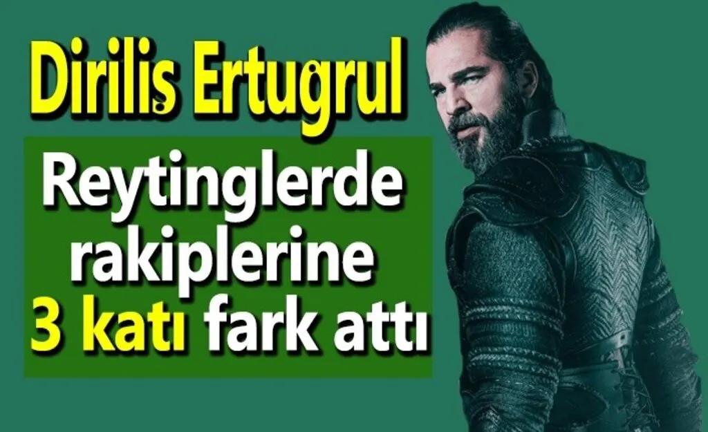 Diriliş Ertuğrul dizisi Türkiye ve Dünya sosyal medya gündemine taht kurdu