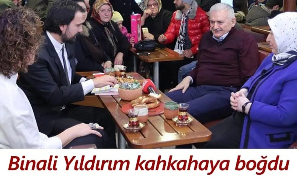 Binali Yıldırım Vapurda çay simit sohbet programı izle