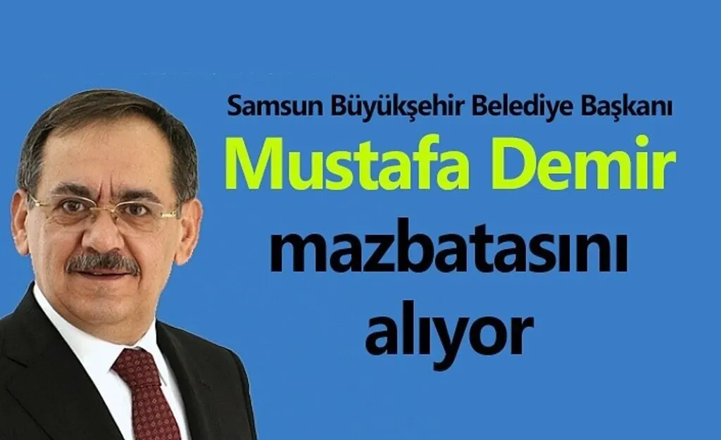 Mustafa Demir mazbatasını alıyor