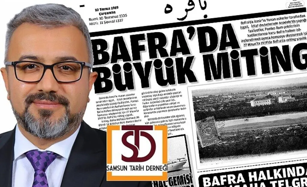 Bafra'da 100. yıl gazetesi çıkarıldı!