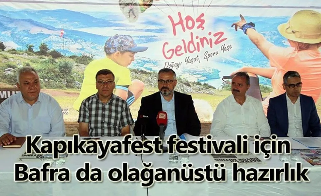 Bafra Kapıkayafest Festivali'ne hazır