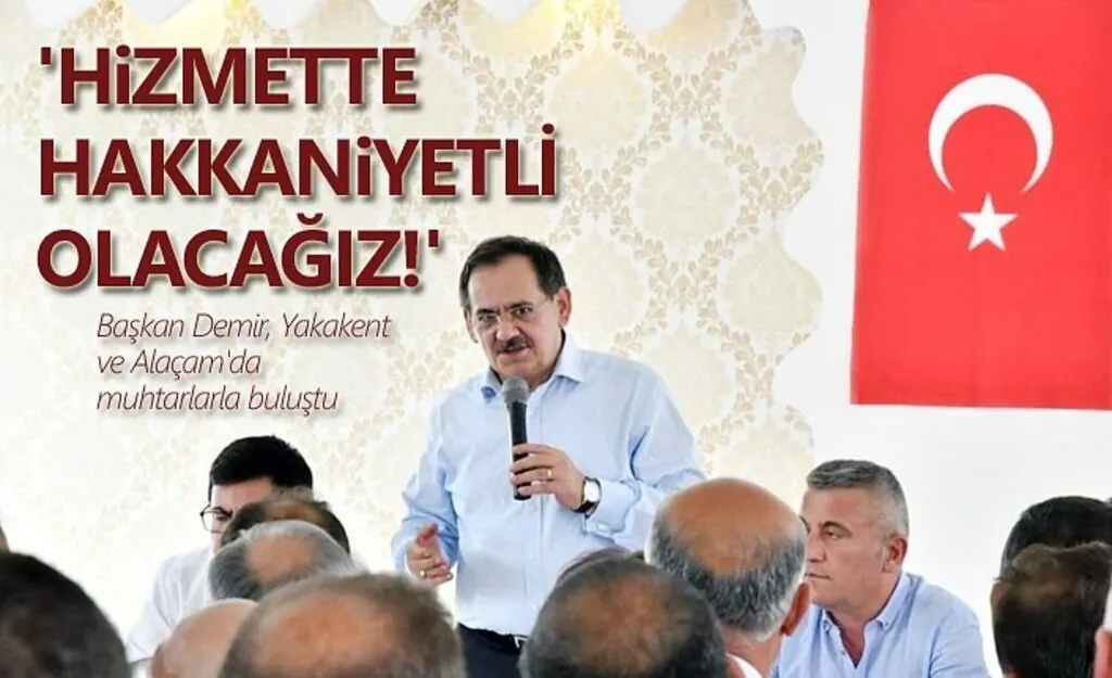 Başkan Mustafa Demir: Hizmette hakkaniyetli olacağız