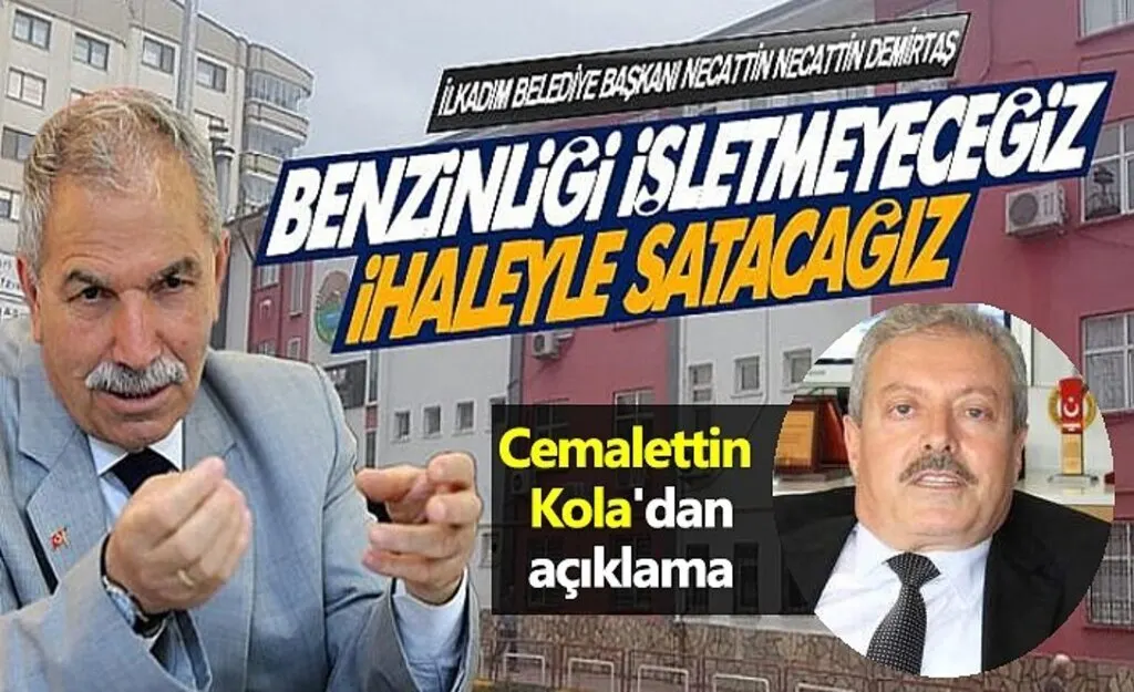 Cemalettin Kola'dan akaryakıt istasyonu açıklaması!