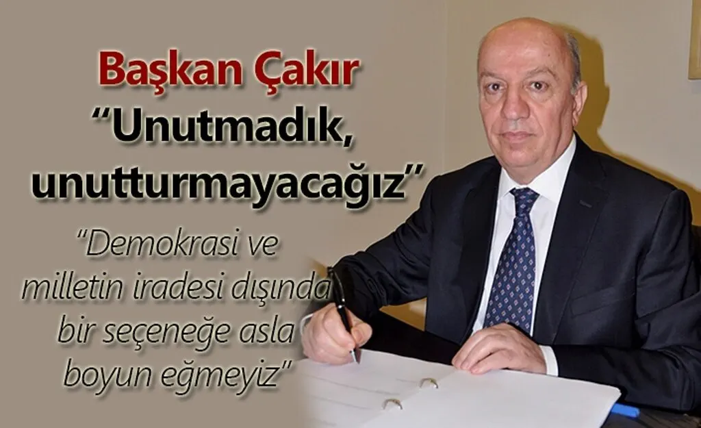 Sinan Çakır'dan 15 Temmuz mesajı
