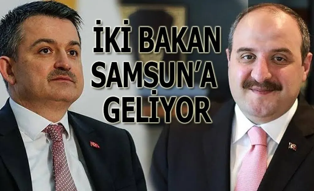 Bakan Varank ve Pakdemirli geliyor - Samsun Haberleri