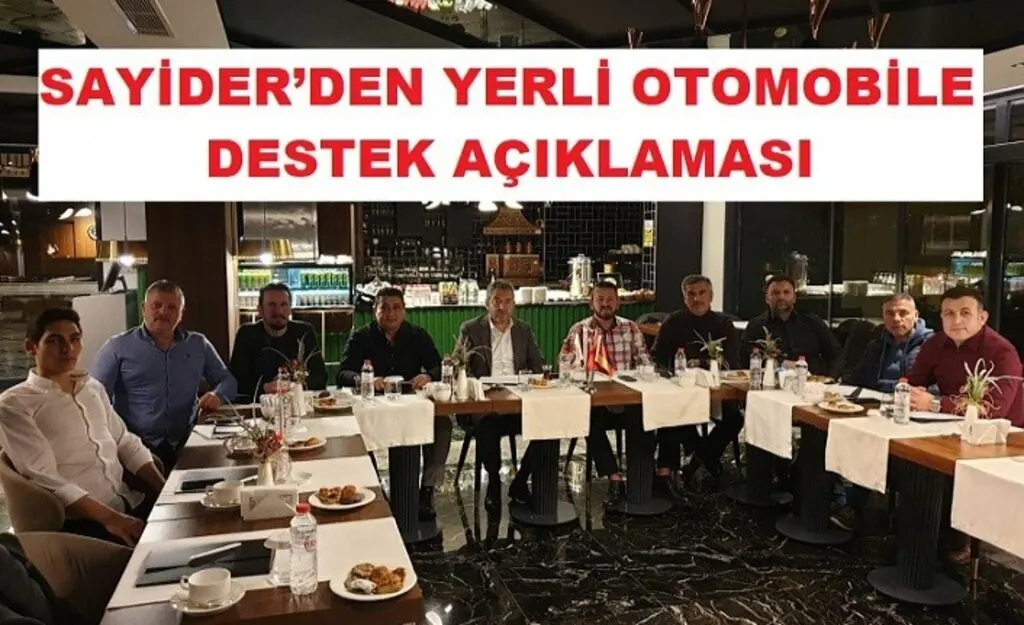 SAYİDER ilk 55 yerli otomobili alacak!