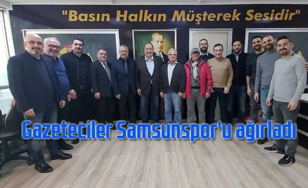 Gazeteciler Samsunspor'u ağırladı