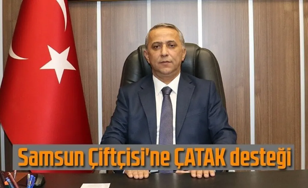 Samsun Çiftçisi'ne ÇATAK desteği