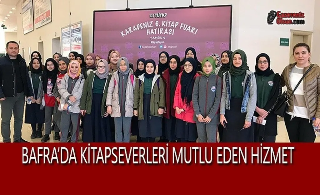 Bafra'da Kitapseverleri Mutlu Eden Hizmet