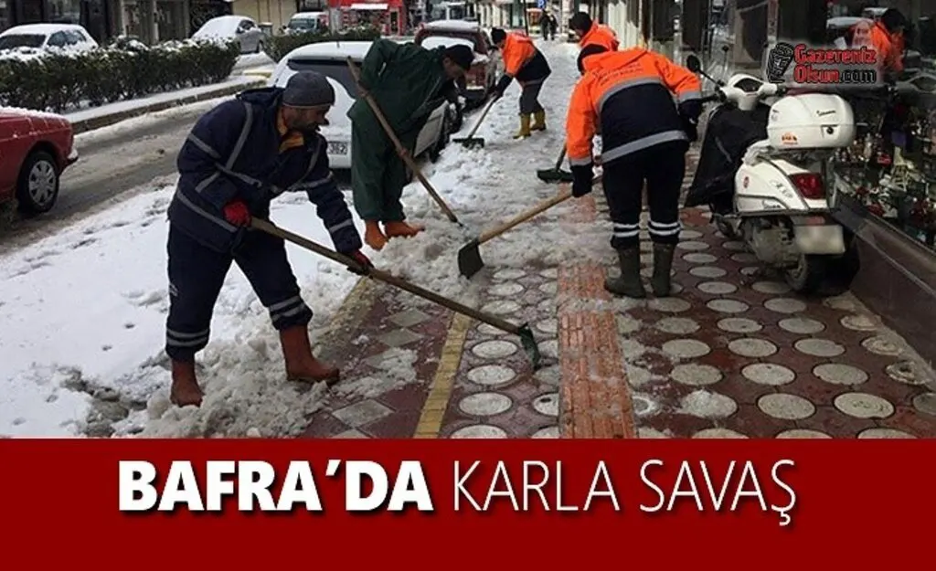 Bafra'da Karla Savaş