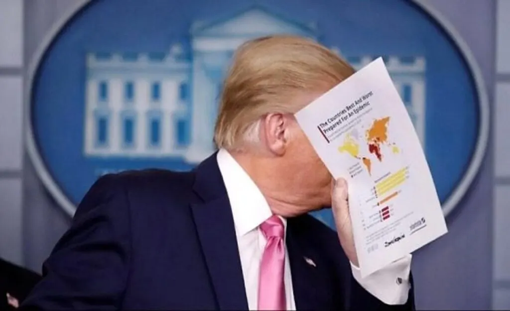 Trump'ın elindeki koronavirüs haritasında Türkiye detayı