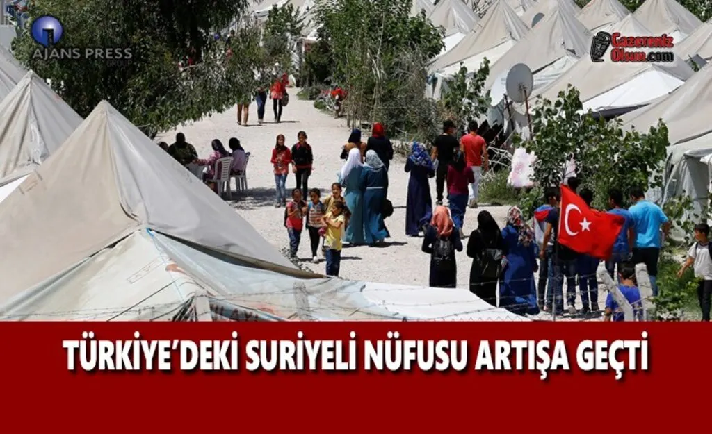 Türkiye’deki Suriyeli Nüfusu Artışa Geçti