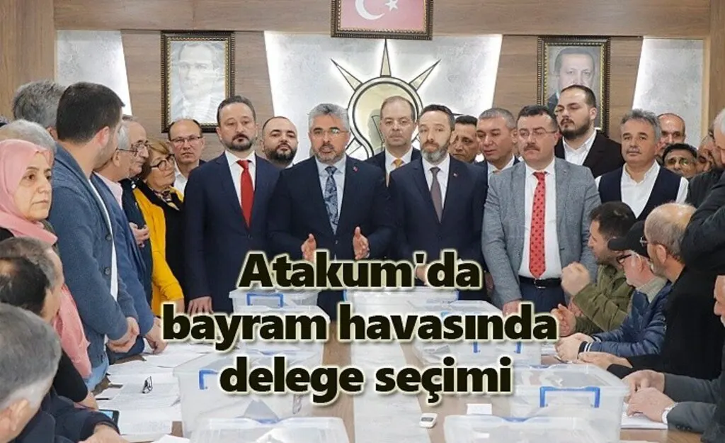 Atakum'da bayram havasında delege seçimi