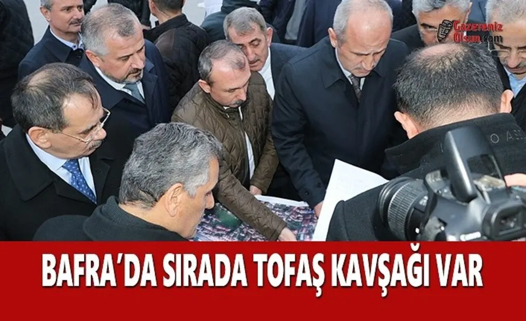 Bafra'da Sırada Tofaş Kavşağı Var