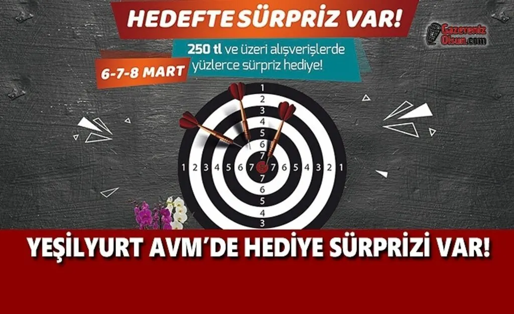 Yeşilyurt AVM'de Hediye Sürprizi Var!
