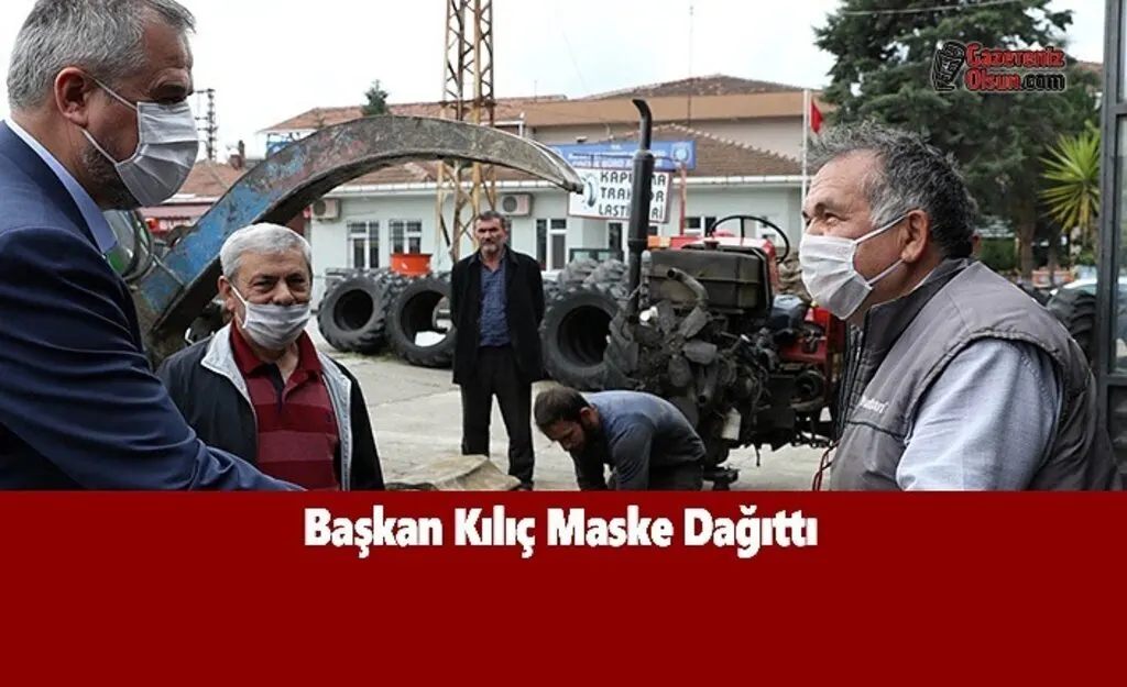 Başkan Kılıç Maske Dağıttı