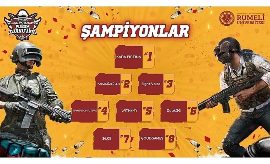 Kara Fırtına takımı PUBG Mobile DUO turnuvasında birinci oldu