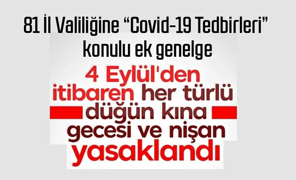 İçişleri Bakanlığı'ndan düğünlerle ilgili karar, hangi tedbirler uygulanacak!