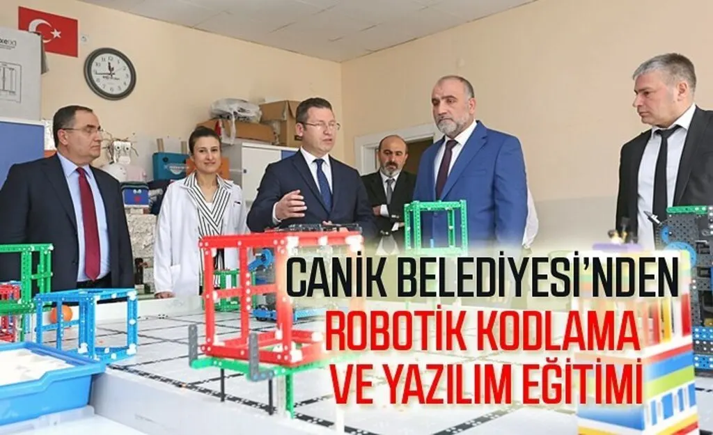 Canik Belediyesi'nden Robotik kodlama ve yazılım eğitimi