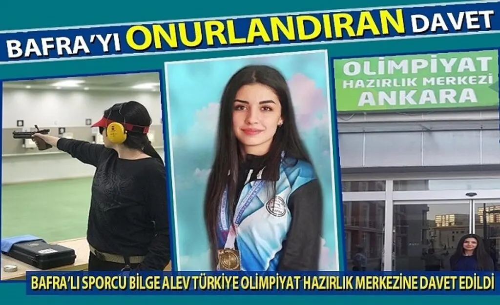 Bafra Belediyesi sporcusu Bilge Alev'e TOHM'dan davet
