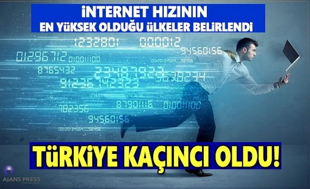 İnternet Hızının en yüksek olduğu Ülkerler belirlendi