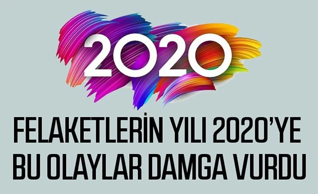 Felaketlerin yılı 2020'ye bu olaylar damga vurdu