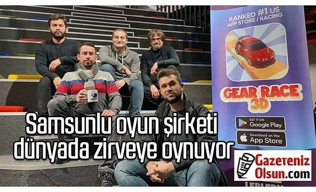 Samsunlu oyun şirketinin oyunu Gear Race 3D Amerika’da 2. sırada