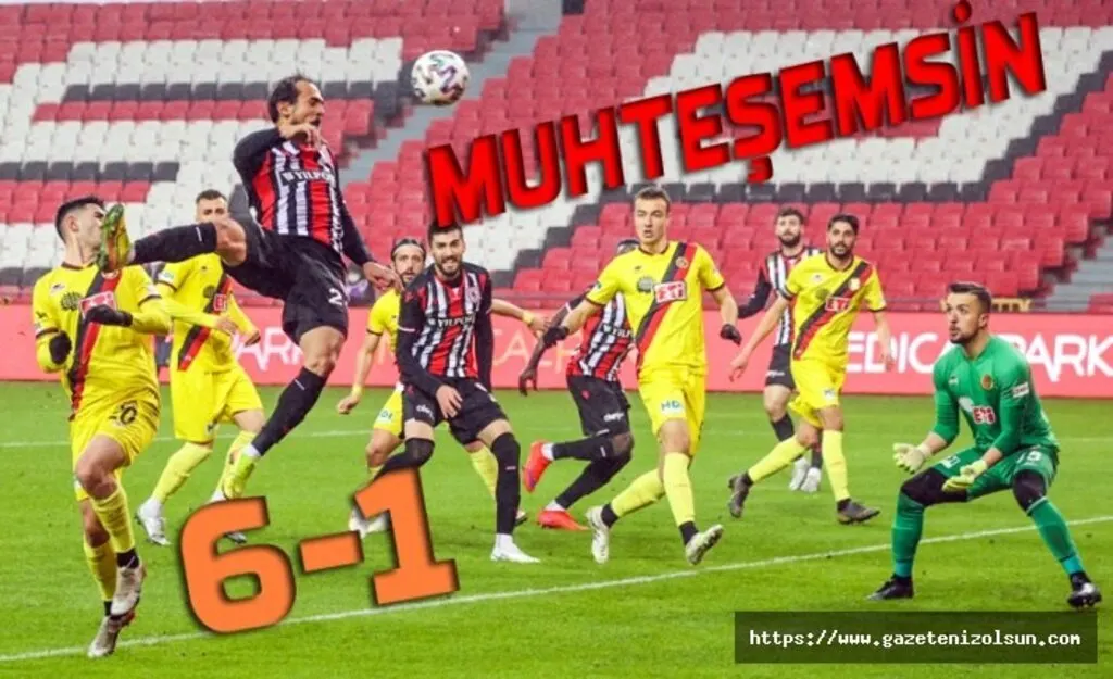 Samsunspor Eskişehirspor maç sonucu: 6-1 Samsunspor Puan Durumu