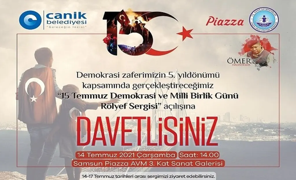 Demokrasi ve Milli Birlik Günü Rölyef Sergisi açılıyor