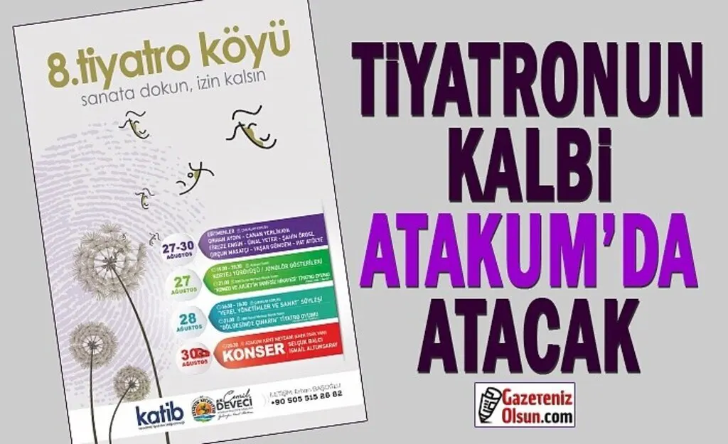 Karadenizli tiyatrocular Atakum’da buluşuyor