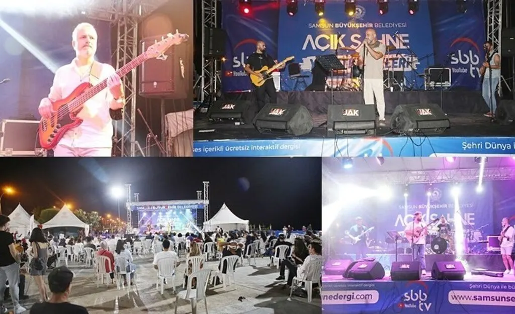 Atakum’da açık havada müzik şöleni