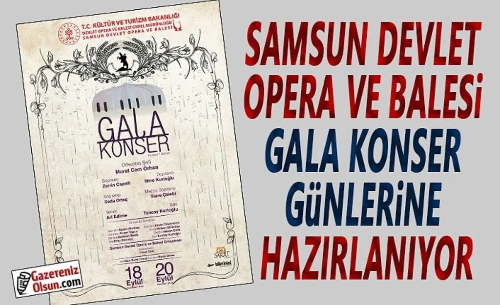 Samsun Devlet Opera ve Balesi Gala Günlerine Hazırlanıyor