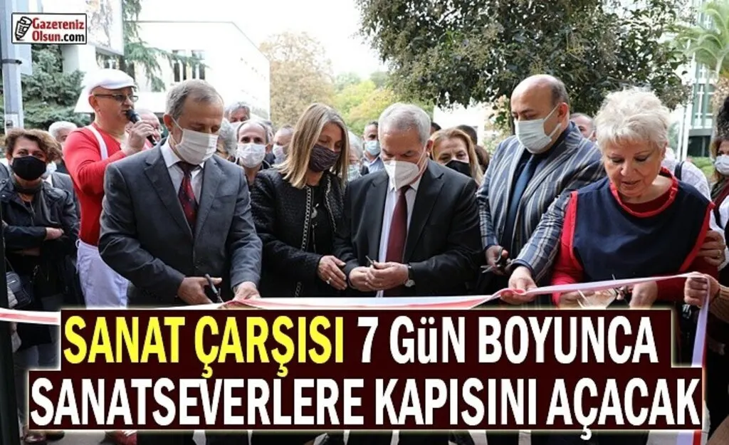 Başkan Demirtaş Sanat Çarşısı sergisi açılışını yaptı