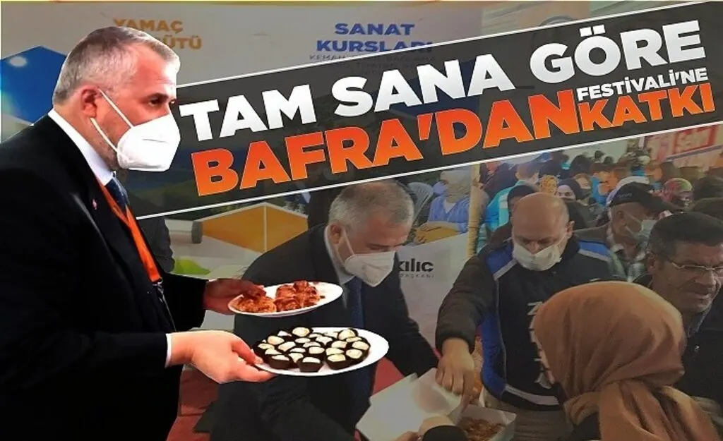 Tam Sana Göre Festivali'ne Bafra'dan katkı