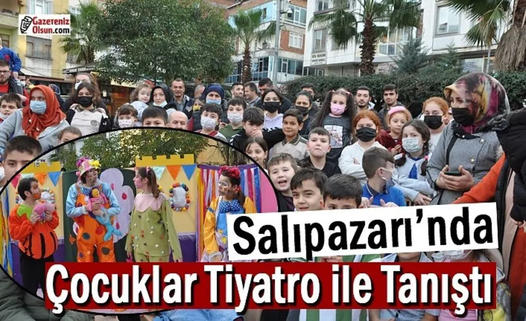 Salıpazarı'nda Çocuklar Tiyatro ile Tanıştı