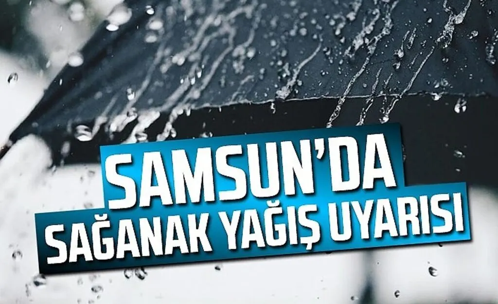 Samsun'da sağanak yağış yüksek kesimlere kar geliyor