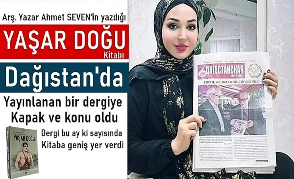Yaşar Doğu kitabı Dağıstan'da yayınlanan dergiye konu oldu