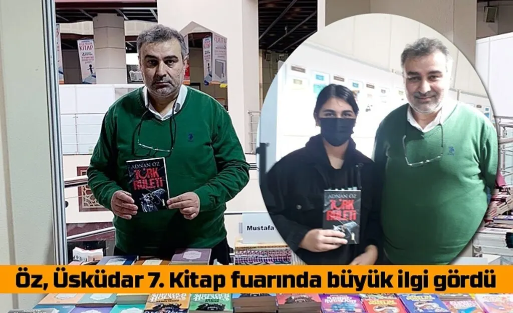 Adnan Öz Üsküdar Kitap Fuarı'nda